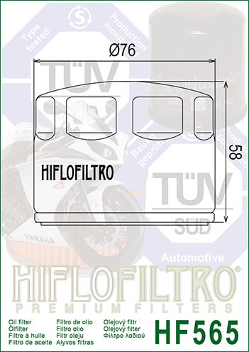 CALIFORNIA 1400 CUSTOM AUDACE ELDORADO (2013 - 2017) oil filter | Hiflofiltro