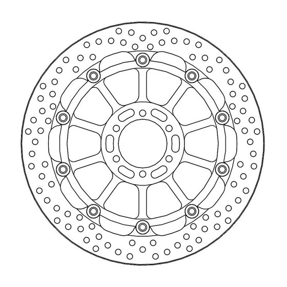 V7 II STORNELLO (2016 - 2016) halo racing brake disc | MOTO-MASTER