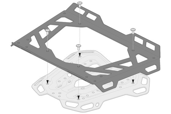 V85 TT (2018 - 2022) adventure-rack extension for luggage | SW-MOTECH