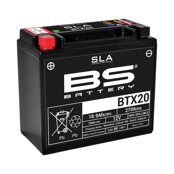 MGX-21 (2016 - 2016) btx20h sla battery | BS BATTERY