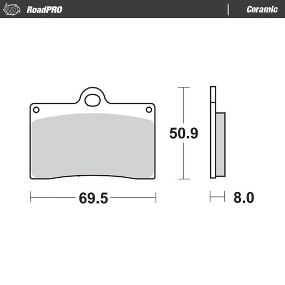 SPORT V11 1100 (1995 - 2000) ceramic brake pad | MOTO-MASTER