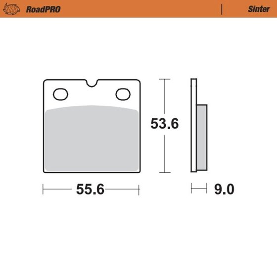 850 T (1980 - 1982) sintered front brake pad | MOTO-MASTER