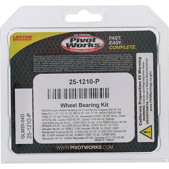 NTX 750 (1989 - 1989) wheel bearing kit front | All Balls