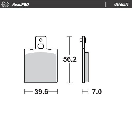 NTX 750 (1989 - 1989) ceramic brake pad | MOTO-MASTER