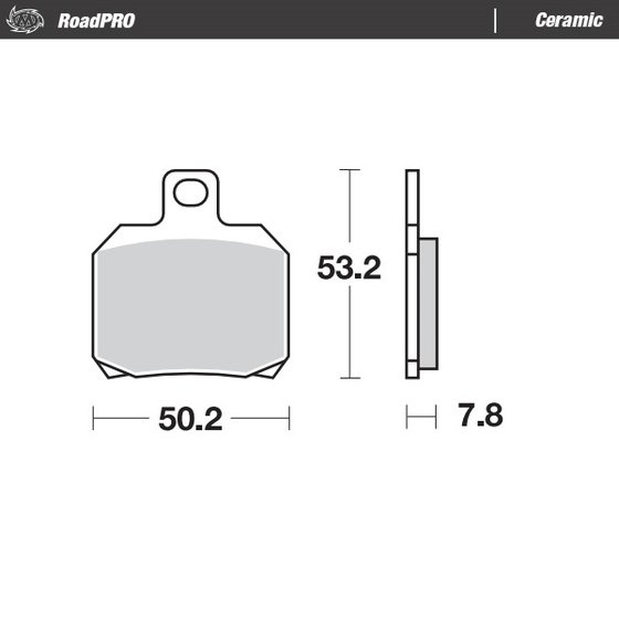 V7 CAFE CLASSIC (2009 - 2012) ceramic brake pad | MOTO-MASTER