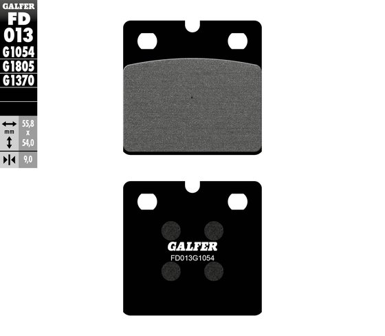 CALIFORNIA 1100 (1994 - 2001) semi-metal brake pads for bmw rr | GALFER