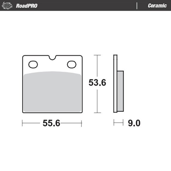 V65 GT (1990 - 1993) ceramic brake pad | MOTO-MASTER