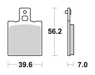 V10 CENTAURO (1996 - 2000) brakepads ceramic | SBS