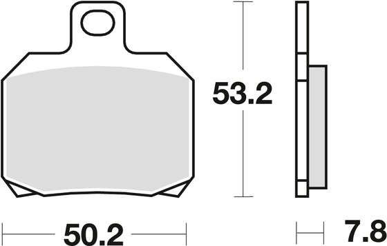 GRISO 1100 (2005 - 2011) allround organic standard brake pad | TRW