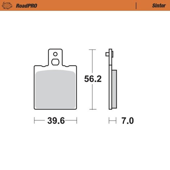 V10 CENTAURO (1996 - 2001) sintered rear brake pad | MOTO-MASTER