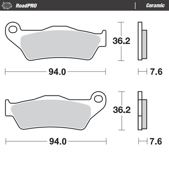 QUOTA 1100 ES (1999 - 2001) ceramic brake pad | MOTO-MASTER