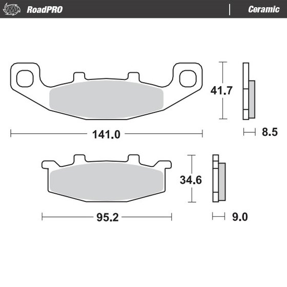 DAYTONA 1000 RS (1992 - 2001) ceramic brake pad | MOTO-MASTER