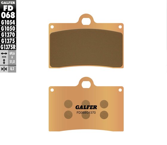 CALIFORNIA 1100 (1994 - 1999) sintered metal brake pad | GALFER